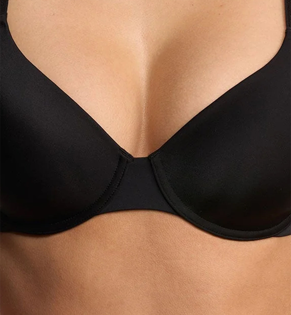 Natori EverFit Convertible T-Shirt Bra (721362),32D,Black - Black,32D