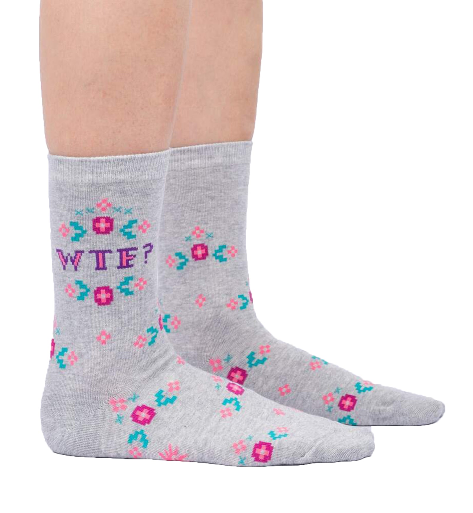 SOCK it to me Women's Crew Socks (W0445),WTF - WTF,One Size