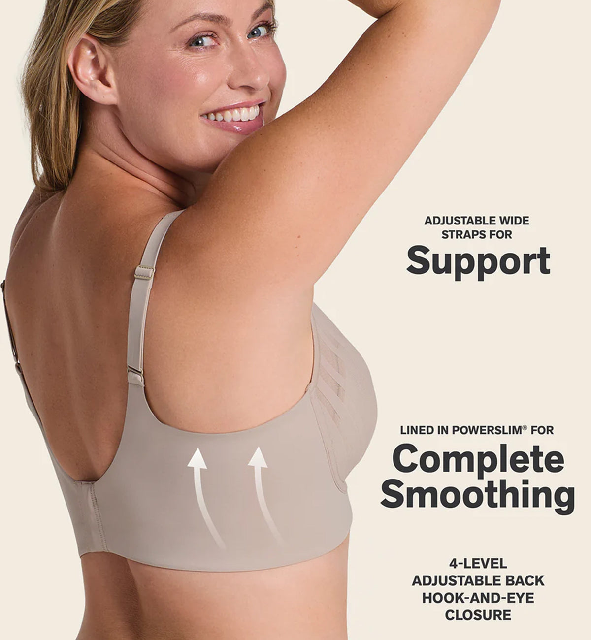 Leonisa Daily Lace Wireless Support Bra (091174),Small,Nude - Nude,Small