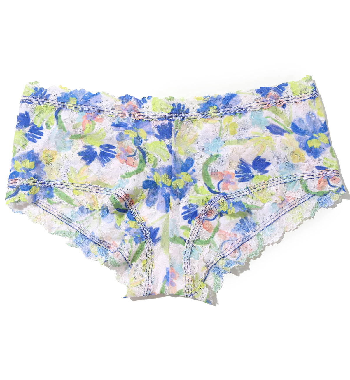 Hanky Panky Signature Lace Printed Boyshort (PR4812P),XS,Brush Strokes - Brush Strokes,XS