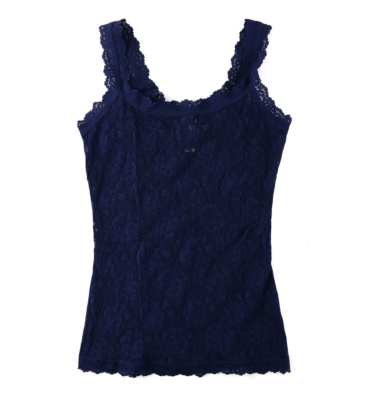 Hanky Panky Signature Lace Unlined Camisole (1390L),XS,Navy - Navy,XS