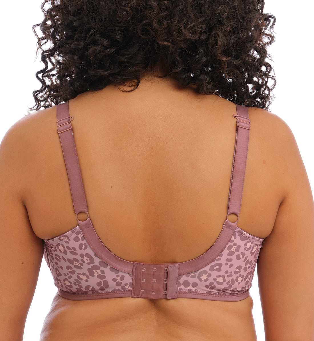 Elomi Energise J-Hook Underwire Sports Bra (8042),32GG,Dusky Leopard - Dusky Leopard,32GG