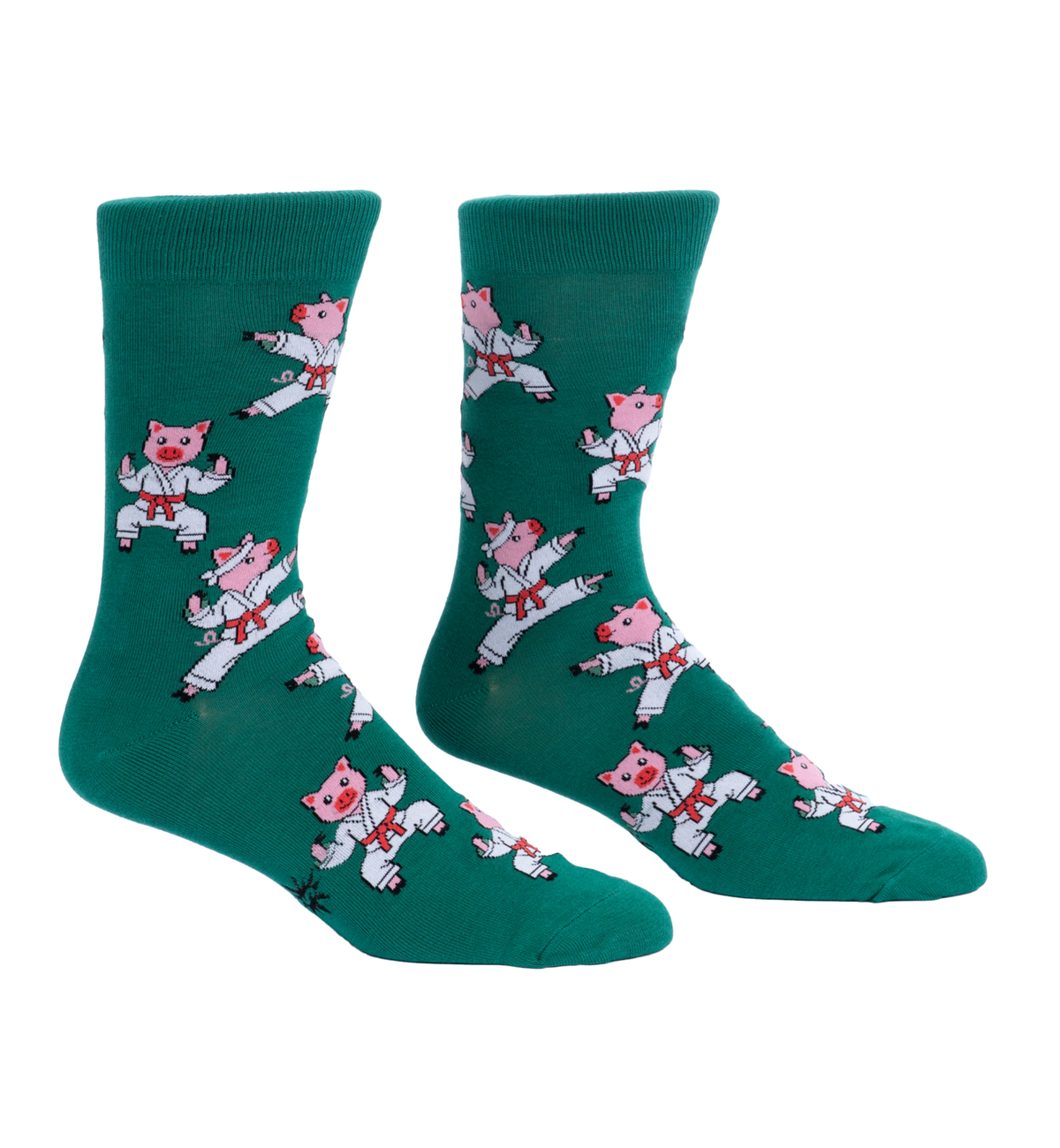 SOCK it to me Men's Crew Socks (MEF0718),Pork Chop - Pork Chop,One Size