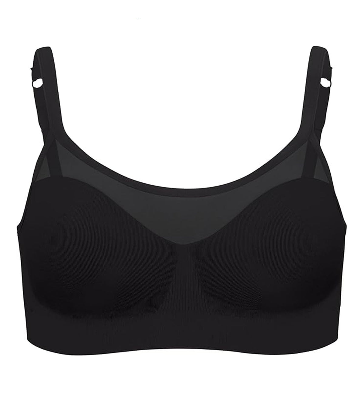 BRAVADO! DESIGNS Everyday Sculpt Sheer Bra (11021BA),Small,Black - Black,Small