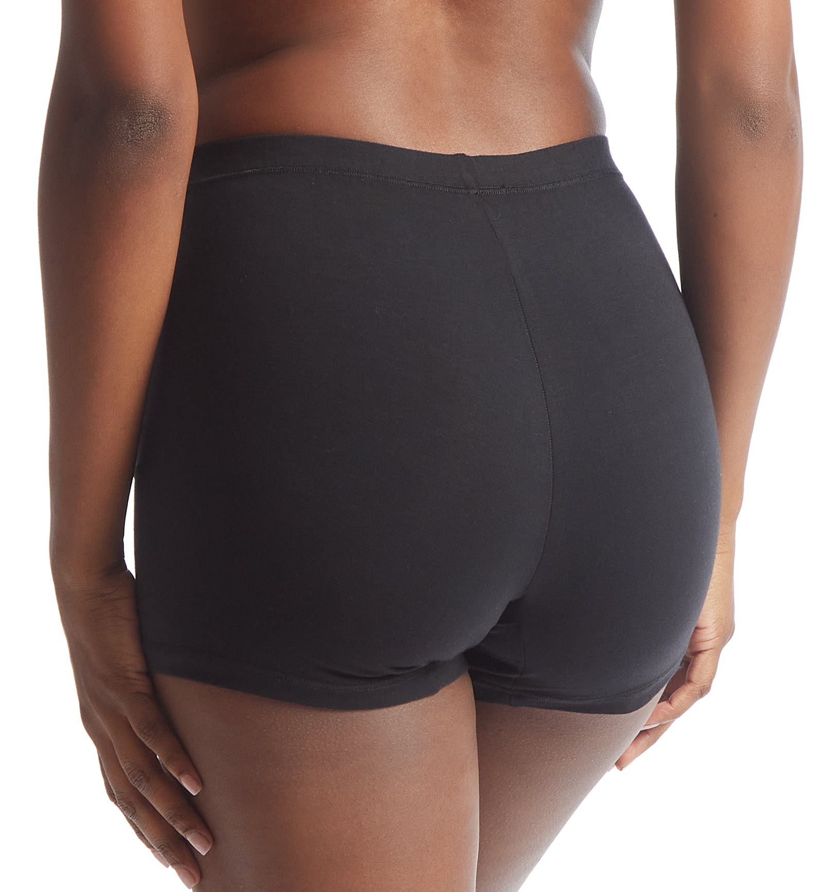 Hanky Panky Supima Cotton Boxer Brief (891252),XS,Black - Black,XS