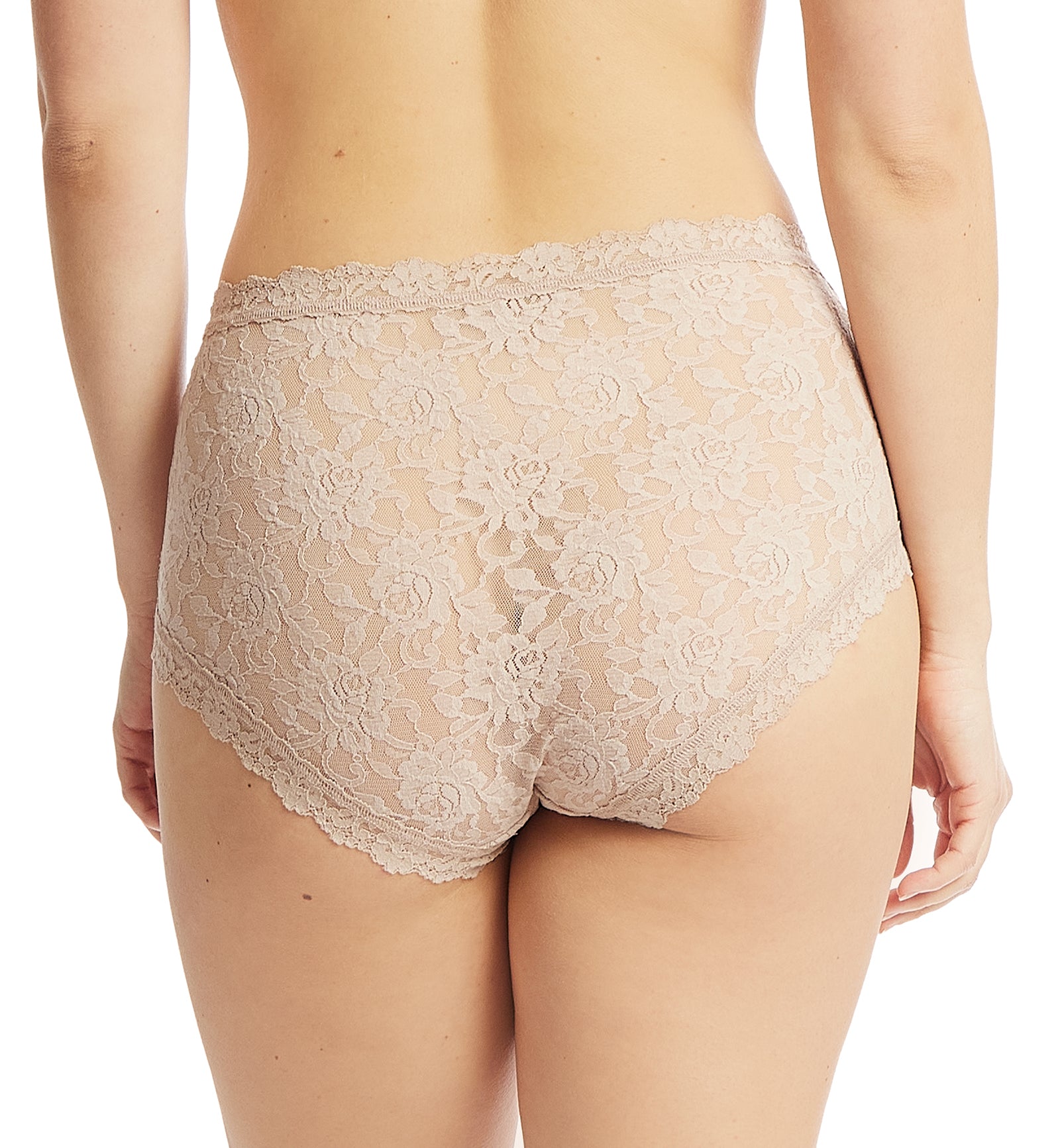 Hanky Panky Signature Lace High Rise Boyshort (481292),XS,Chai - Chai,XS
