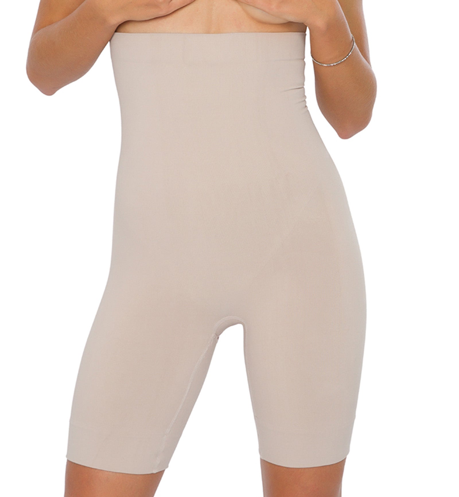Plie Shapewear Bermuda Abdominal Short (50069),Small,Base - Base,Small