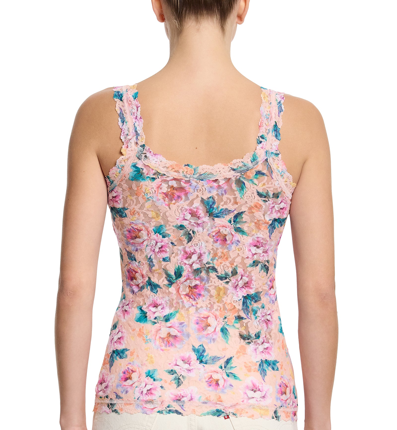 Hanky Panky Signature Lace Printed Unlined Camisole (PR1390L),XS,Buy Myself Flowers - Buy Myself Flowers,XS