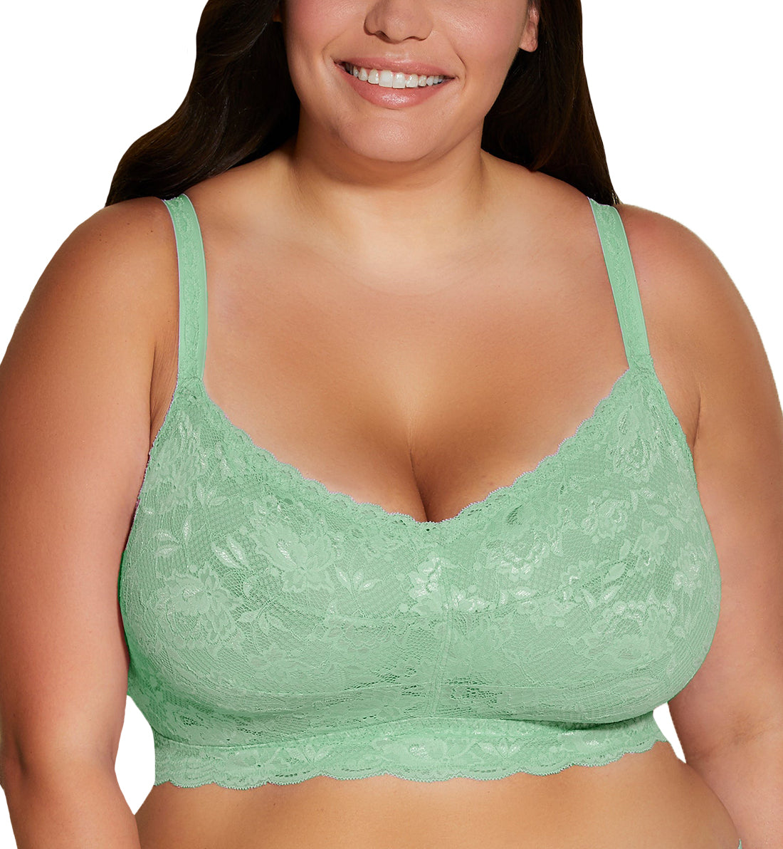 Cosabella NSN ULTRA CURVY Sweetie Bralette (NEVER1321),XS,Ghana Green - Ghana Green,XS