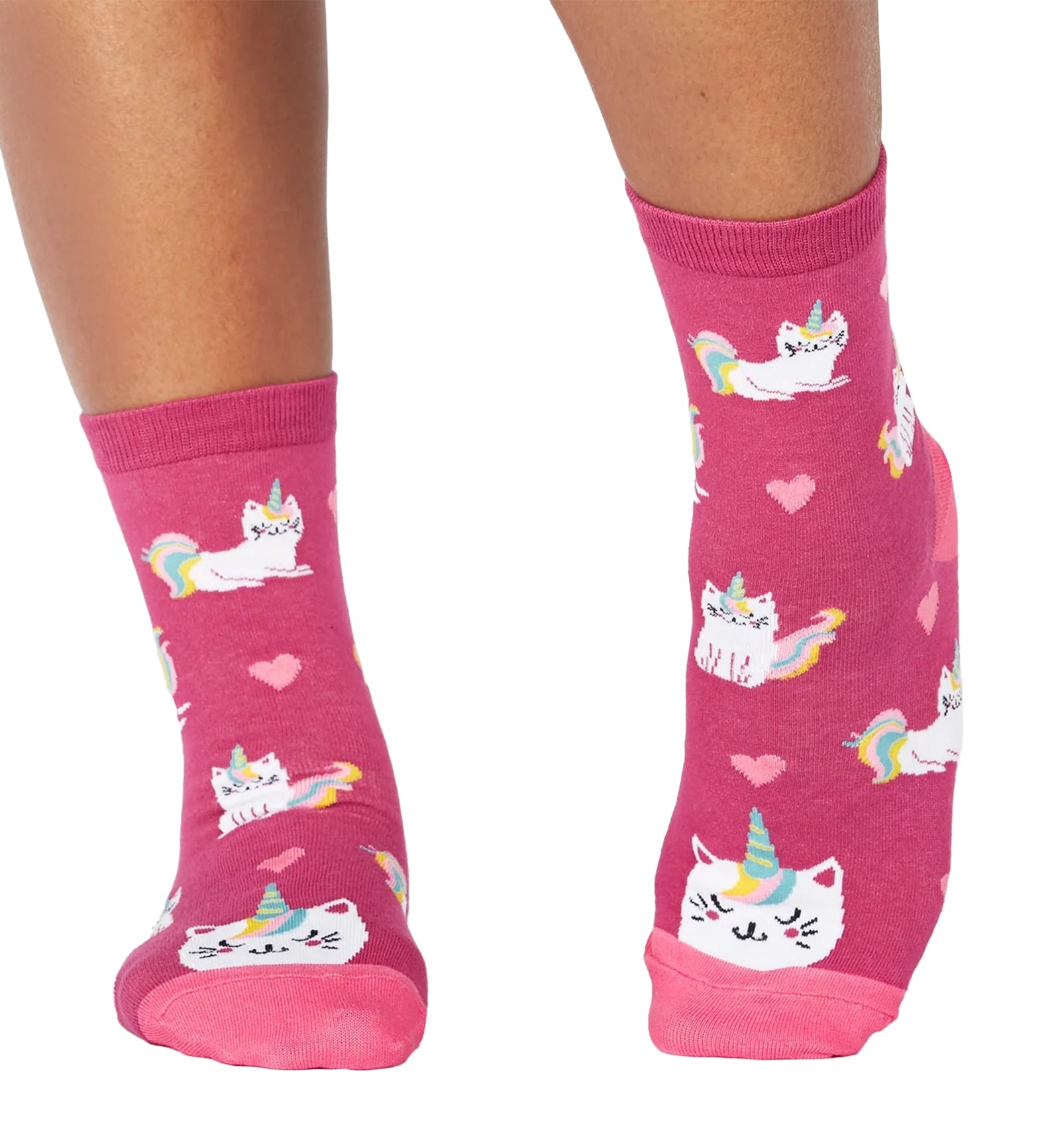 SOCK it to me Women's Crew Socks (w0201),Look At Me Meow - Look At Me Meow,One Size