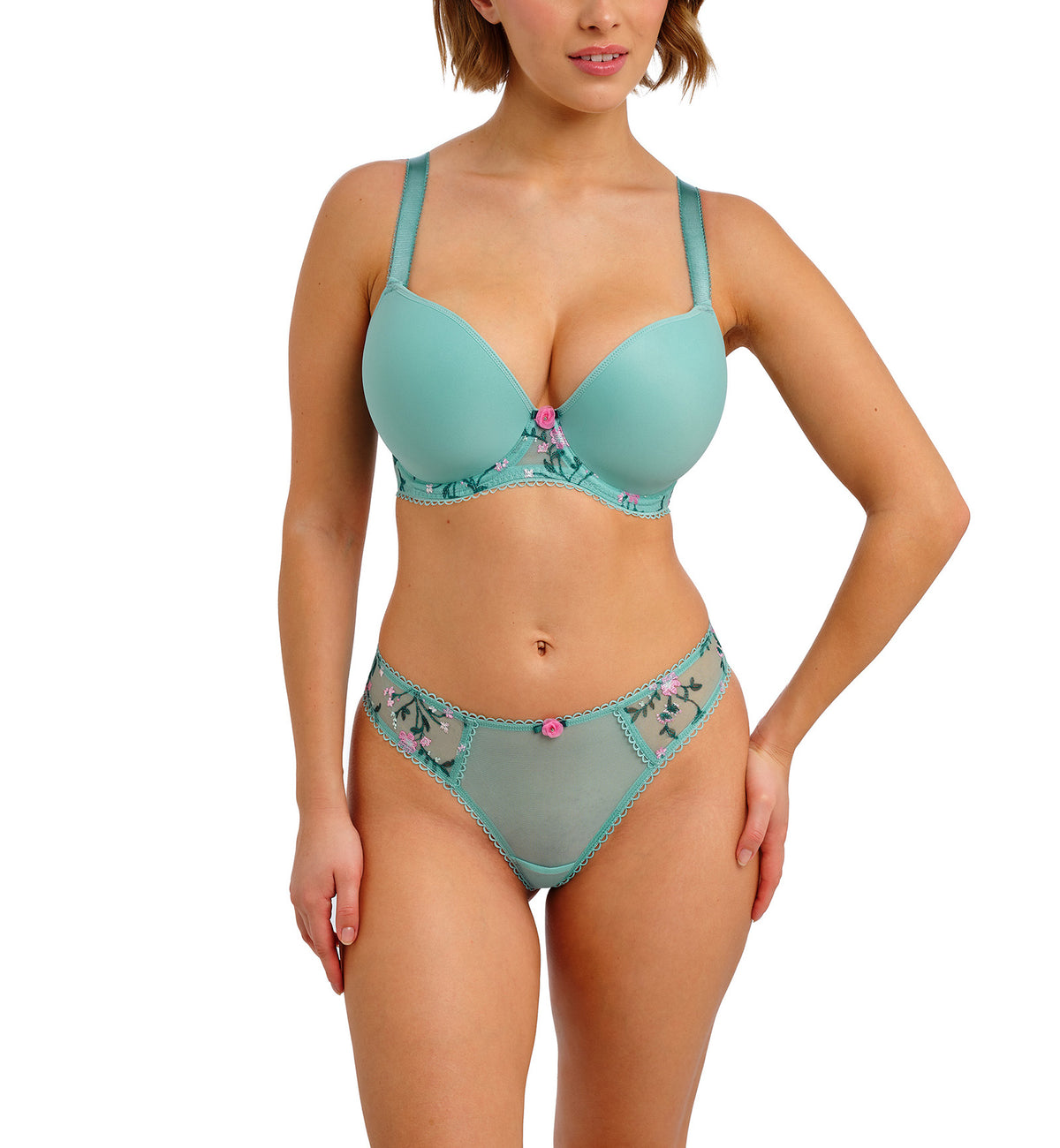 Freya Love Crush Thong (403270),XS,Aqua Haze - Aqua Haze,XS