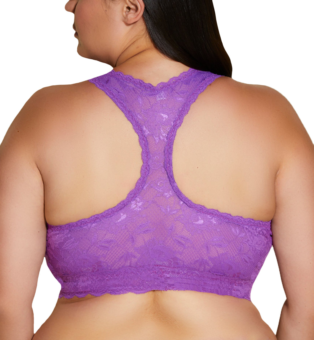 Cosabella Never Say Never Ultra CURVY Racie Racerback Bralette (NEVER1353),XS,Cyclamen - Cyclamen,XS
