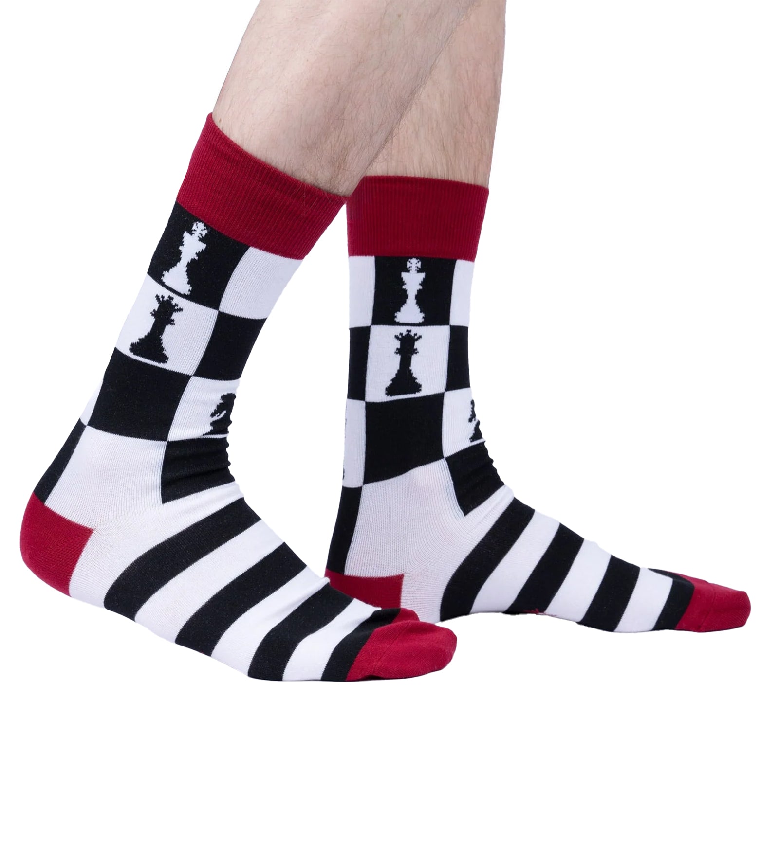 SOCK it to me Men's Crew Socks (MEF0597),Check Yeah - Check Yeah,One Size