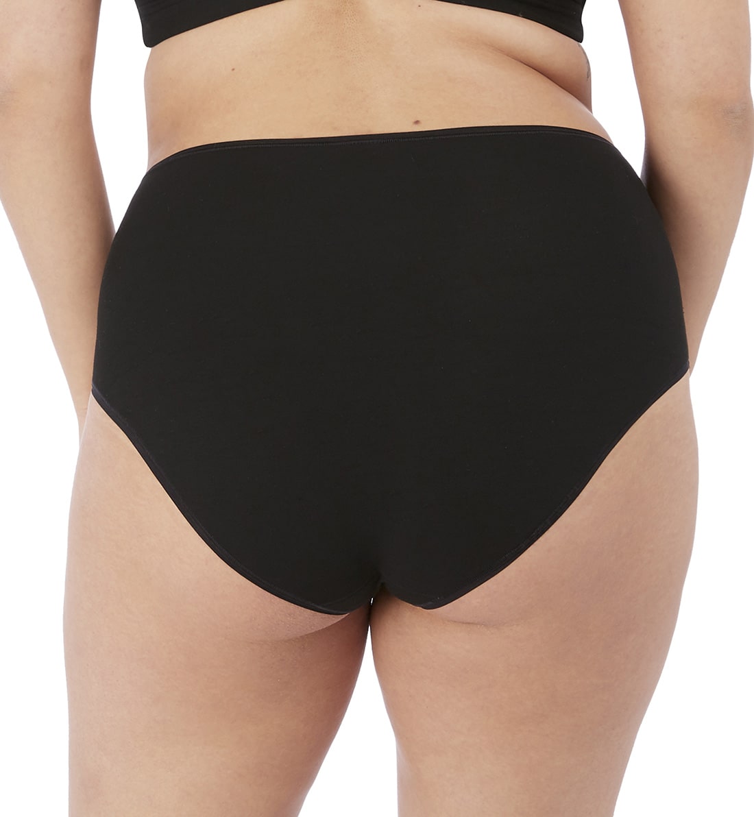 Elomi Smooth Full Brief Panty (4565),3XL/4XL,Black - Black,3XL/4XL