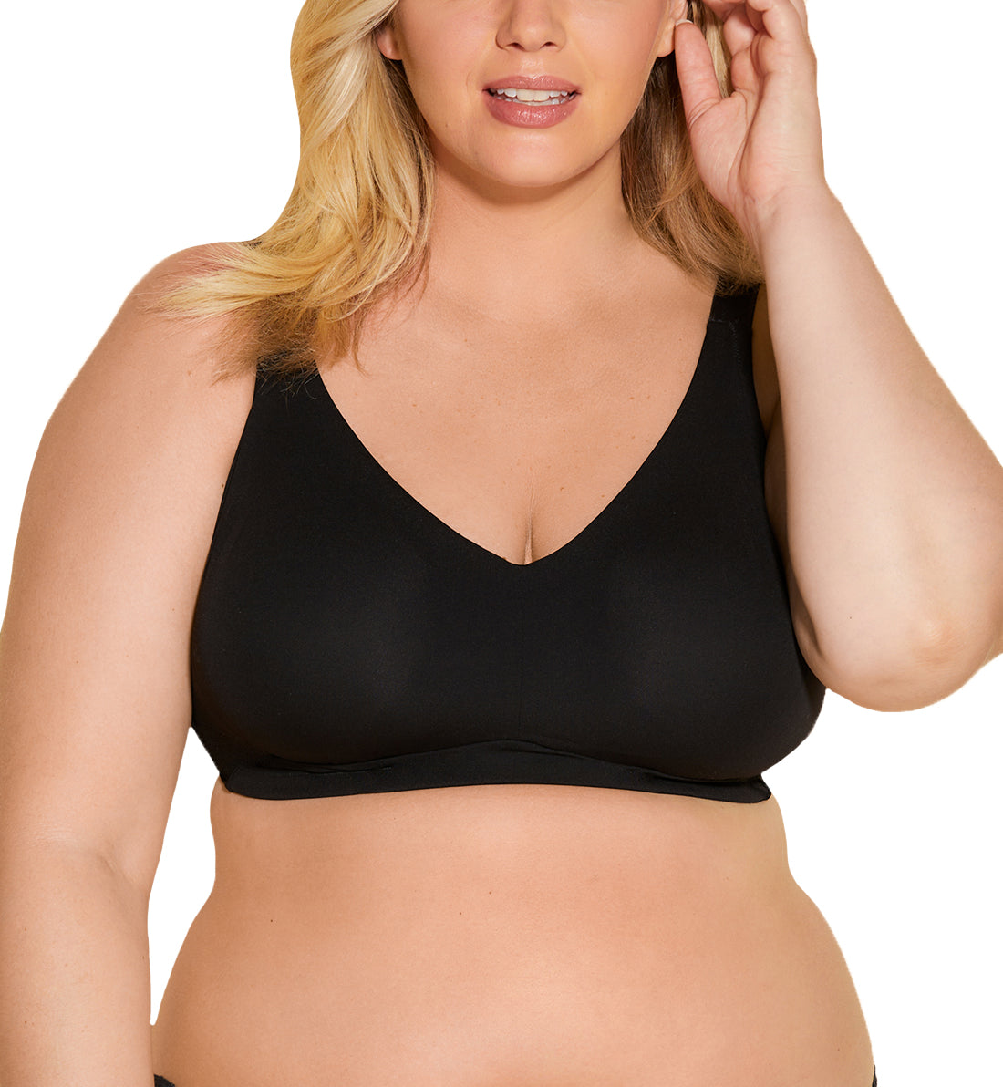 Cosabella Free Cut Micro ULTRA CURVY Sweetie Bralette (FRECM1311),XS,Black - Black,XS