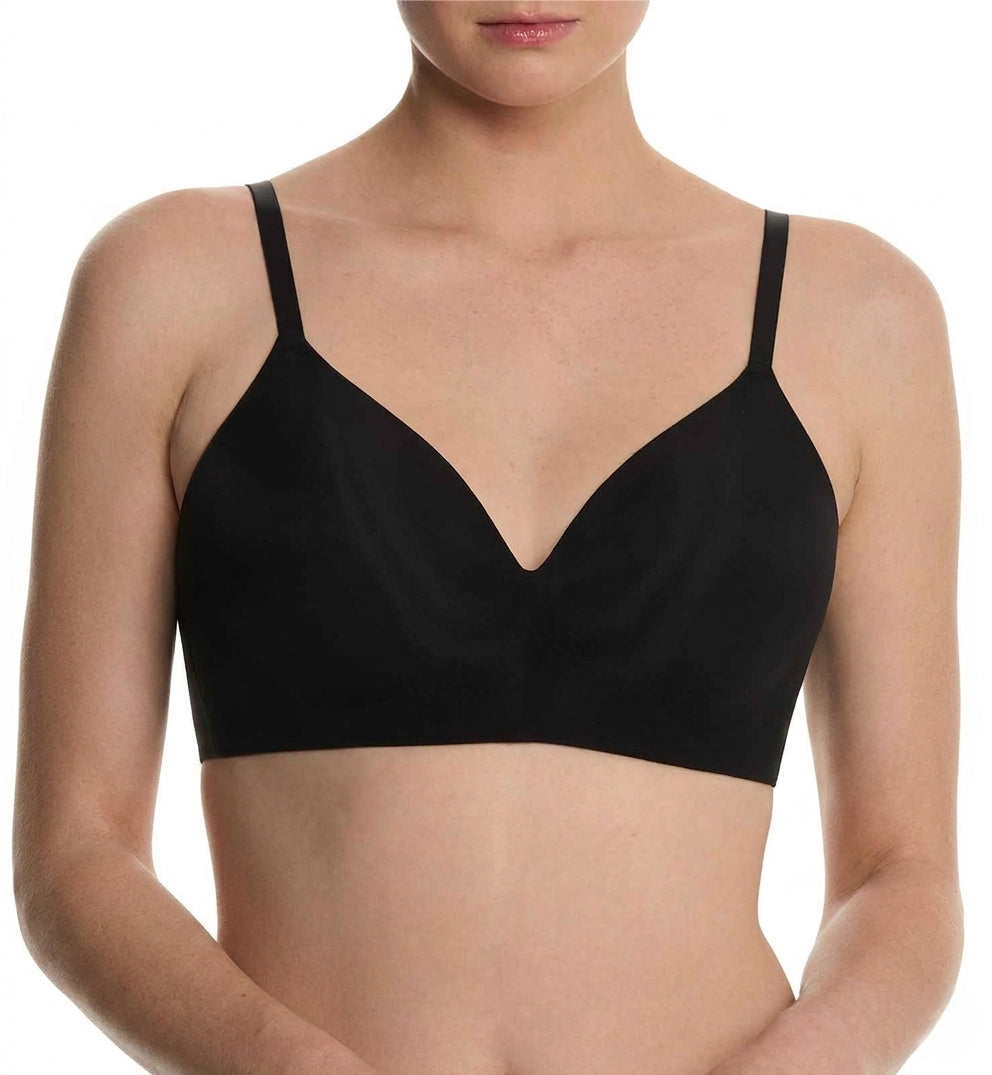 Natori Cloud Comfort Convertible Back Smoothing Wireless Bra (733338),30B,Black - Black,30B