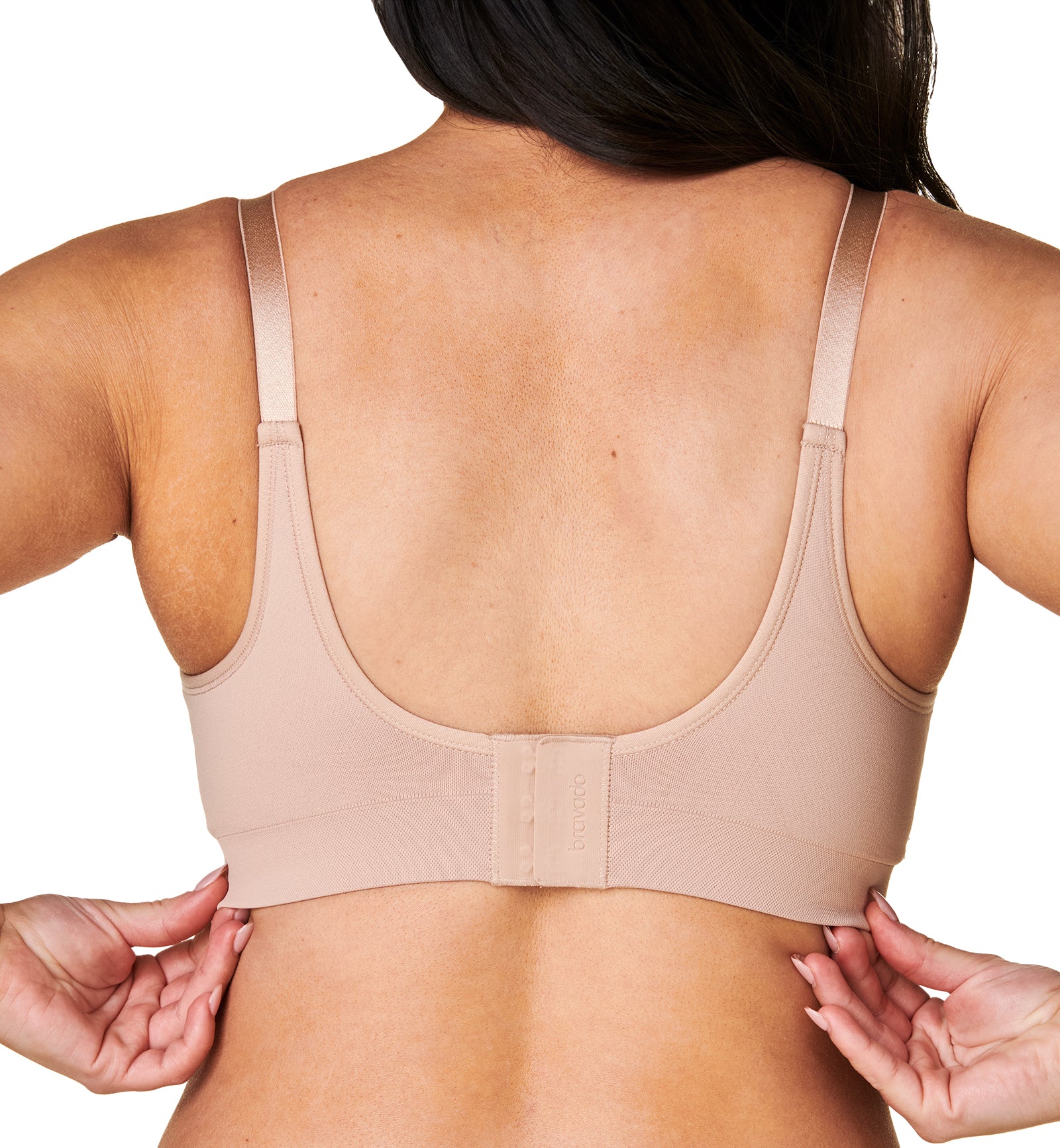 BRAVADO! DESIGNS Intrigue Everyday Balconette Wire-Free Bra (11058),Small,Cameo - Cameo,Small