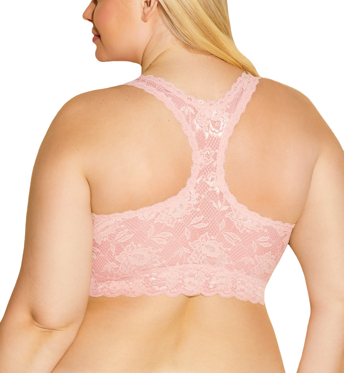 Cosabella NSN ULTRA CURVY Racie Racerback Bralette (NEVER1353),XS,Jaipur Pink - Jaipur Pink,XS