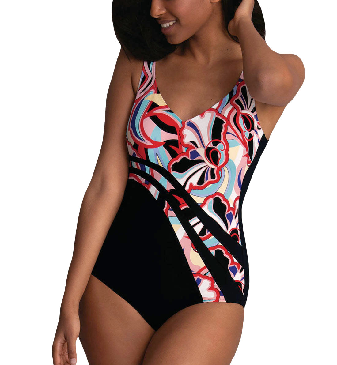 Anita Retro Vision Luella Slimming One Piece Swimsuit (7347),36D,Original - Original,36D