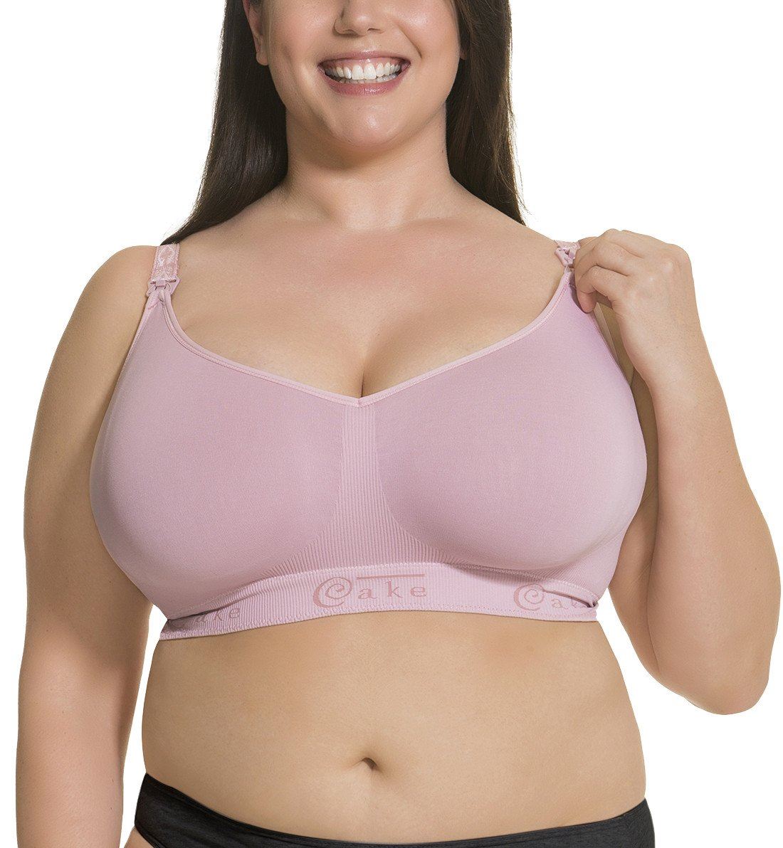Cake Maternity Popping Candy Nursing Bralette (27-8005),30 XS,Zephyr Pink - Zephyr Pink,XS