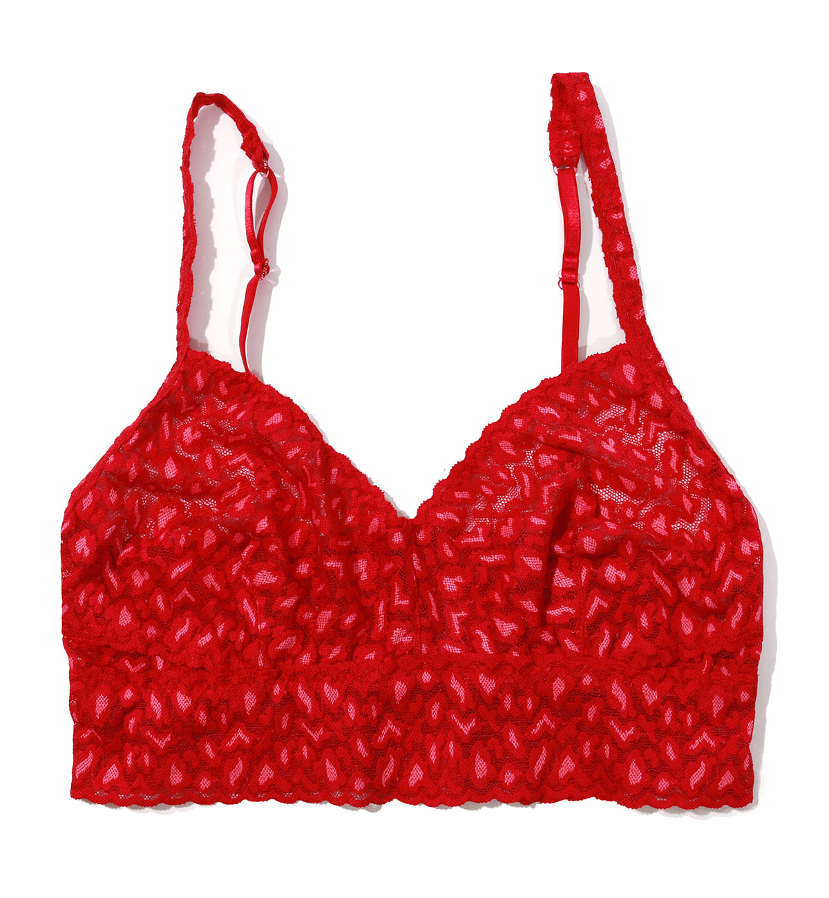 Hanky Panky Cross-Dyed Retro Bralette (7J7271),XS,Berry Sangria/Pink - Berry Sangria/Pink,XS