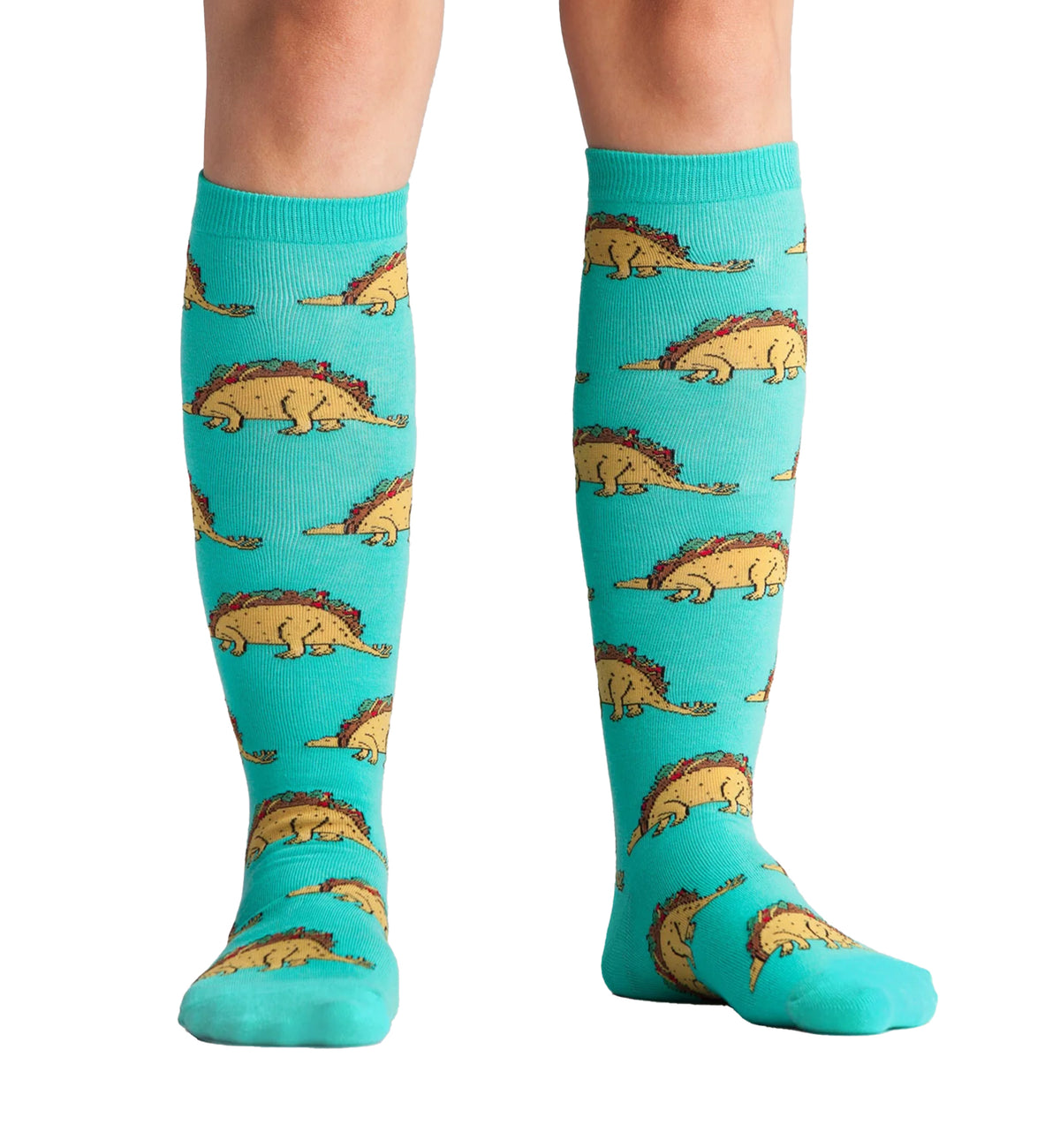 SOCK it to me Unisex Knee High Socks (f0254),Tacosaurus - Tacosaurus,One Size