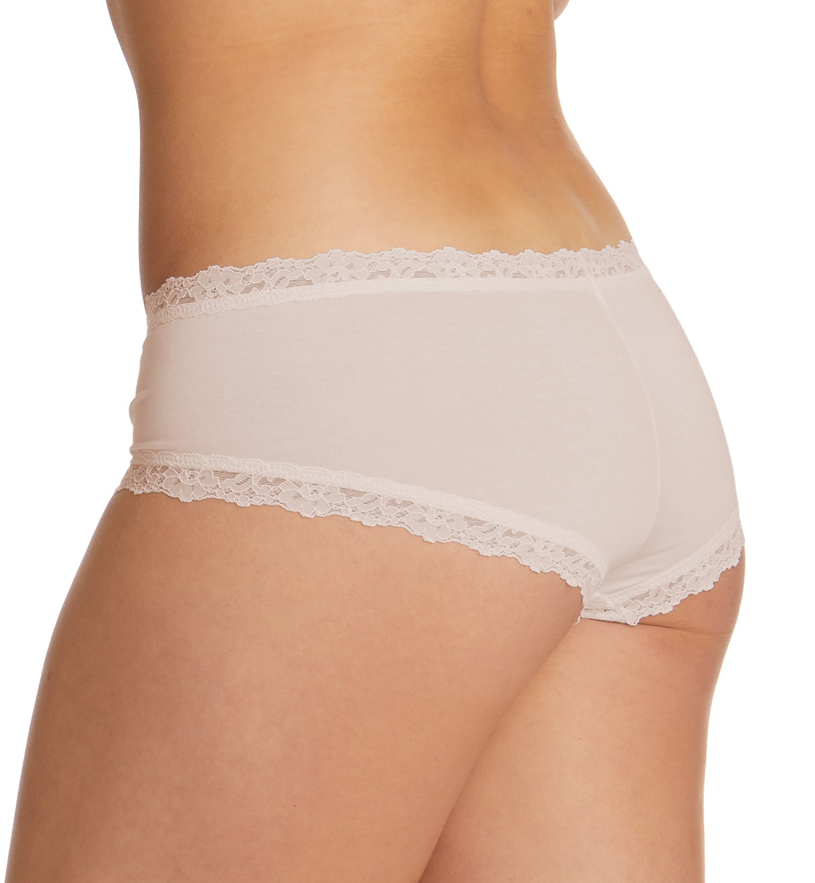 Hanky Panky Cotton Boyshort (891281),XS,Chai - Chai,XS