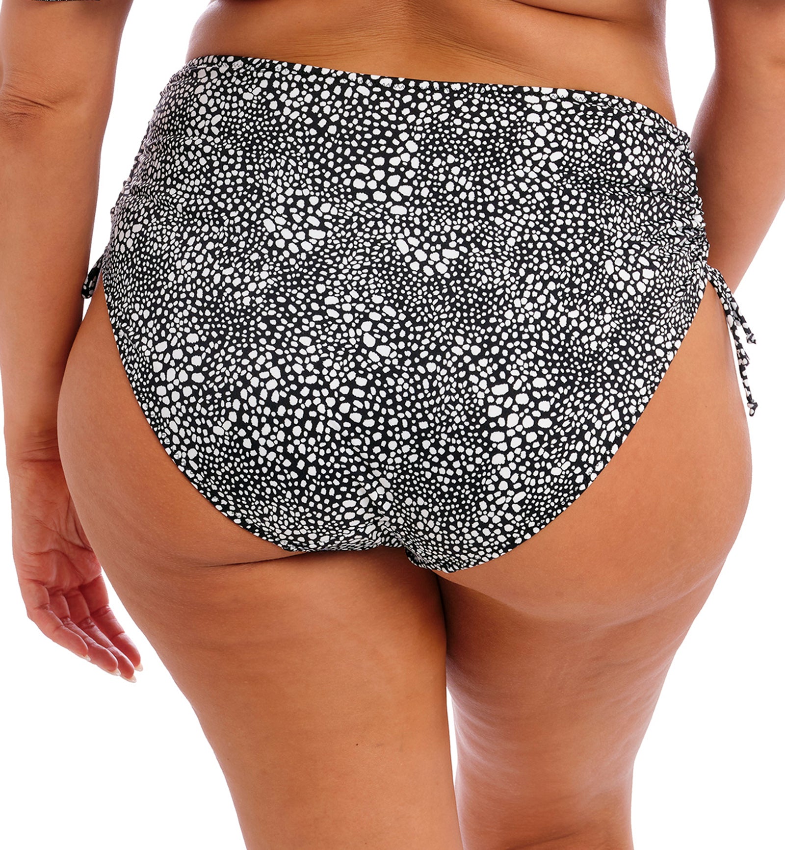 Elomi Pebble Cove Adjustable Side Swim Brief (ES801173),UK 14,Black - Black,UK 14