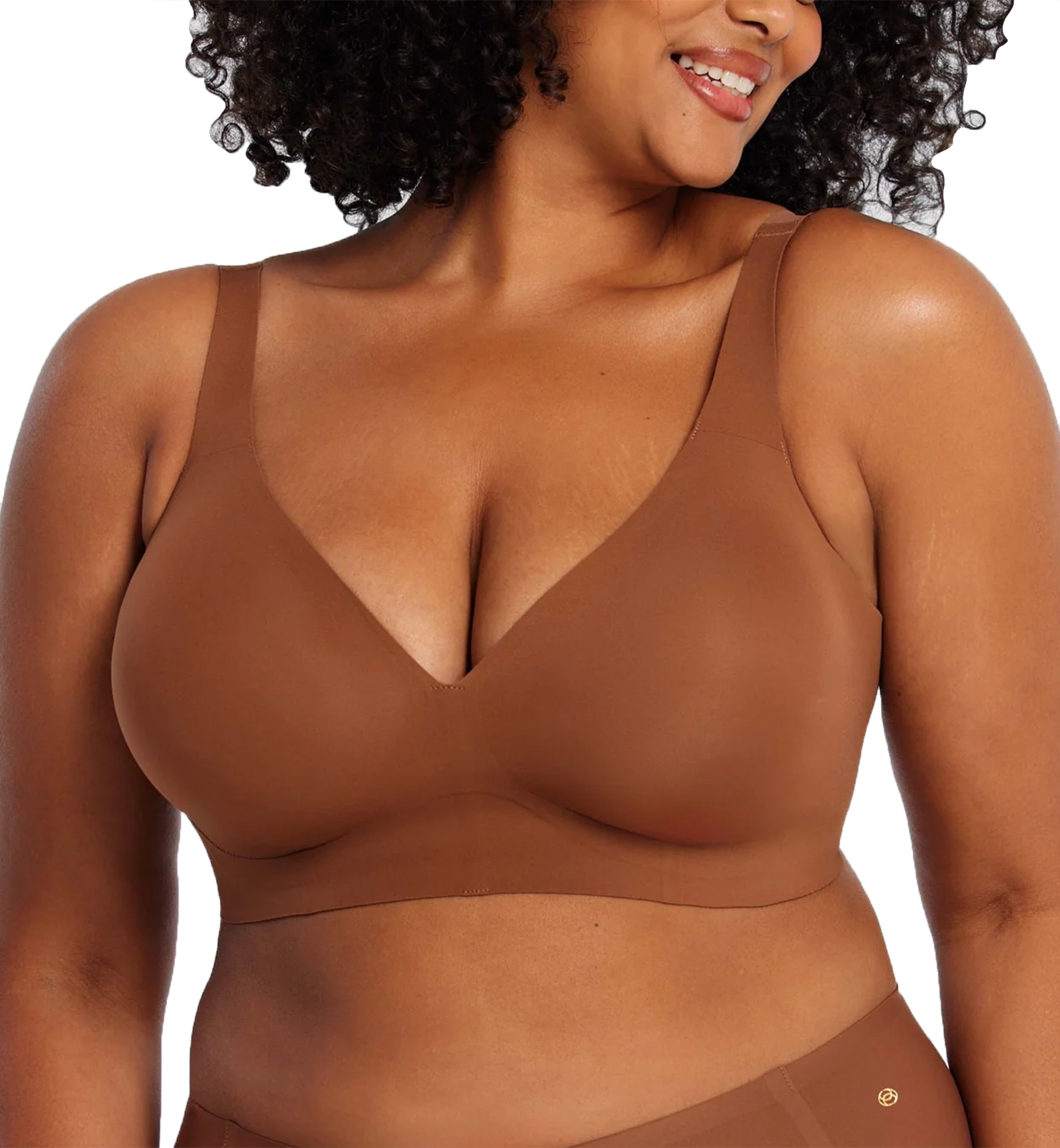 Evelyn & Bobbie Starlette Plunge Bralette (1842),XS,Clay - Clay,XS