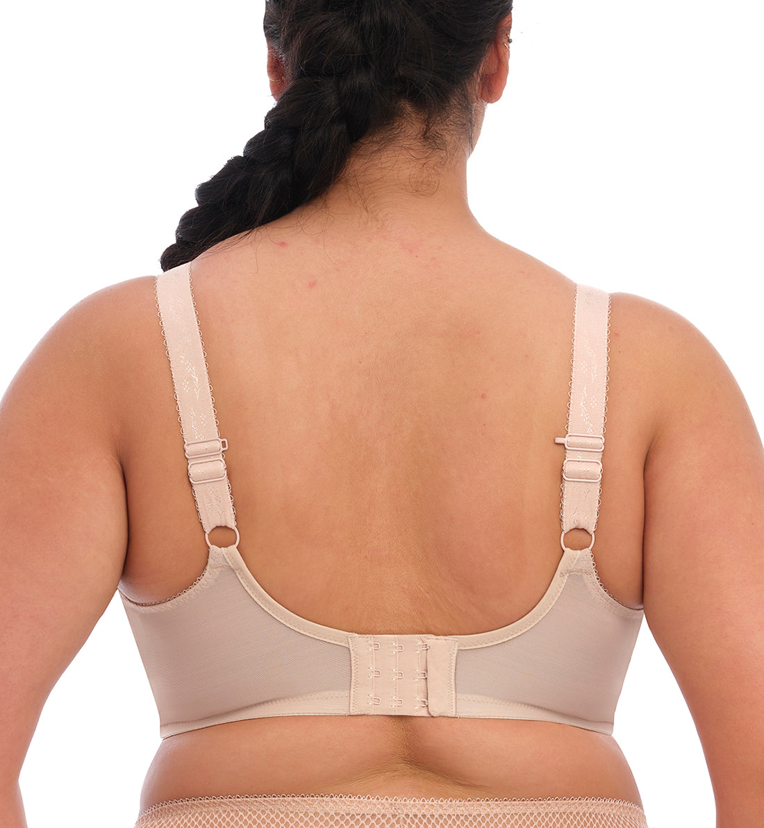 Elomi Charley Banded Plunge Underwire Bra (4380),32GG,Fawn - Fawn,32GG