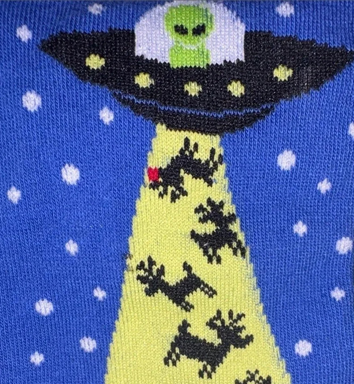 SOCK it to me Men's Crew Socks (mef0117),The Alien Who Stole Christmas - The Alien Who Stole Christmas,One Size