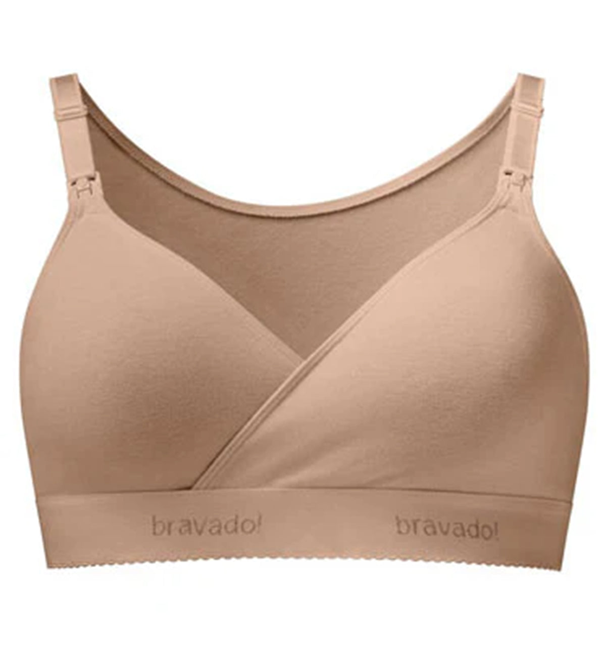 BRAVADO! The Original Wire-Free Nursing Bra Plus (1012),Small,Butterscotch - Butterscotch,Small