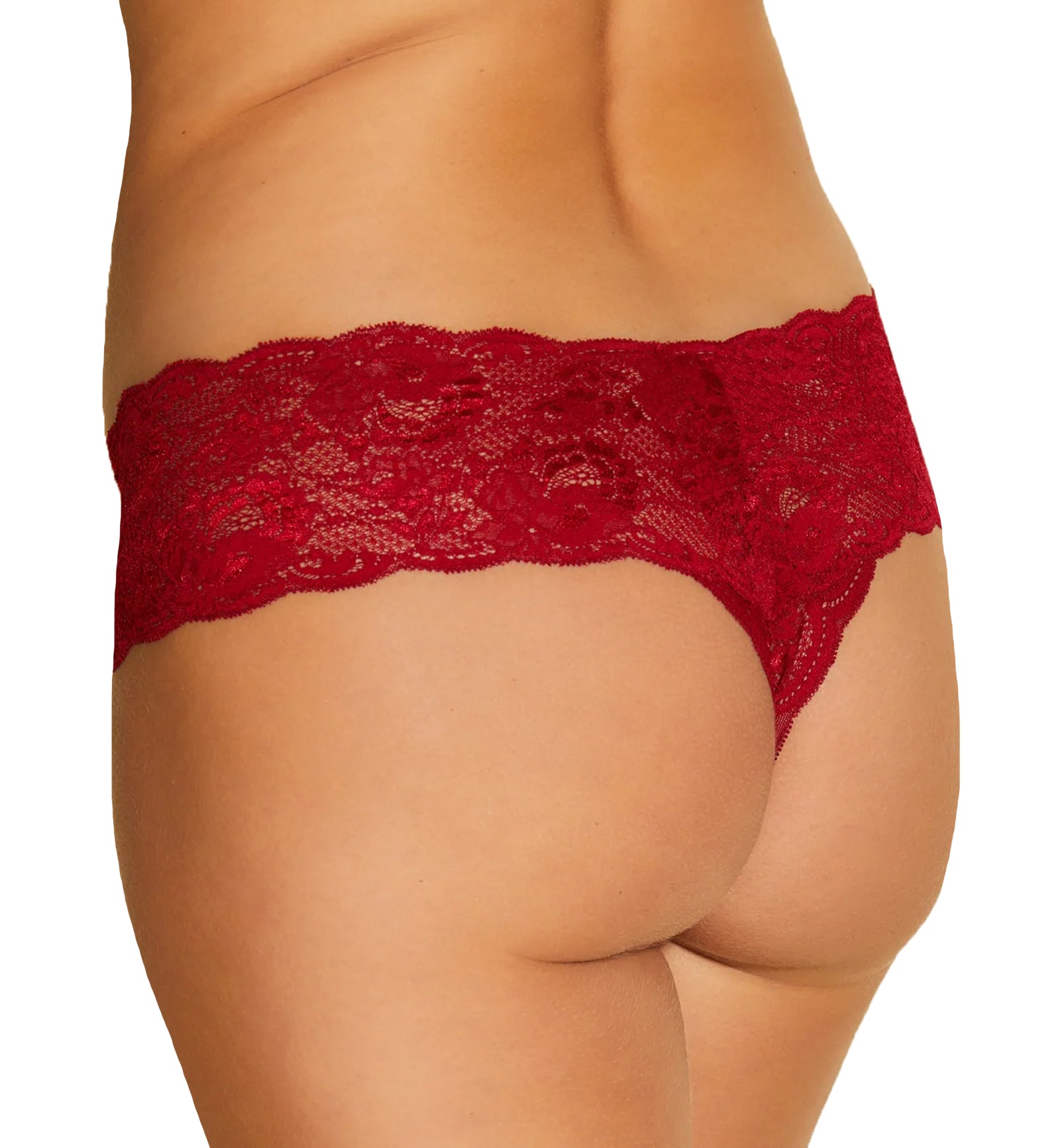 Cosabella Never Say Never Comfie Thong (NEVER0343),S/M,Sindoor Red - Sindoor Red,S/M