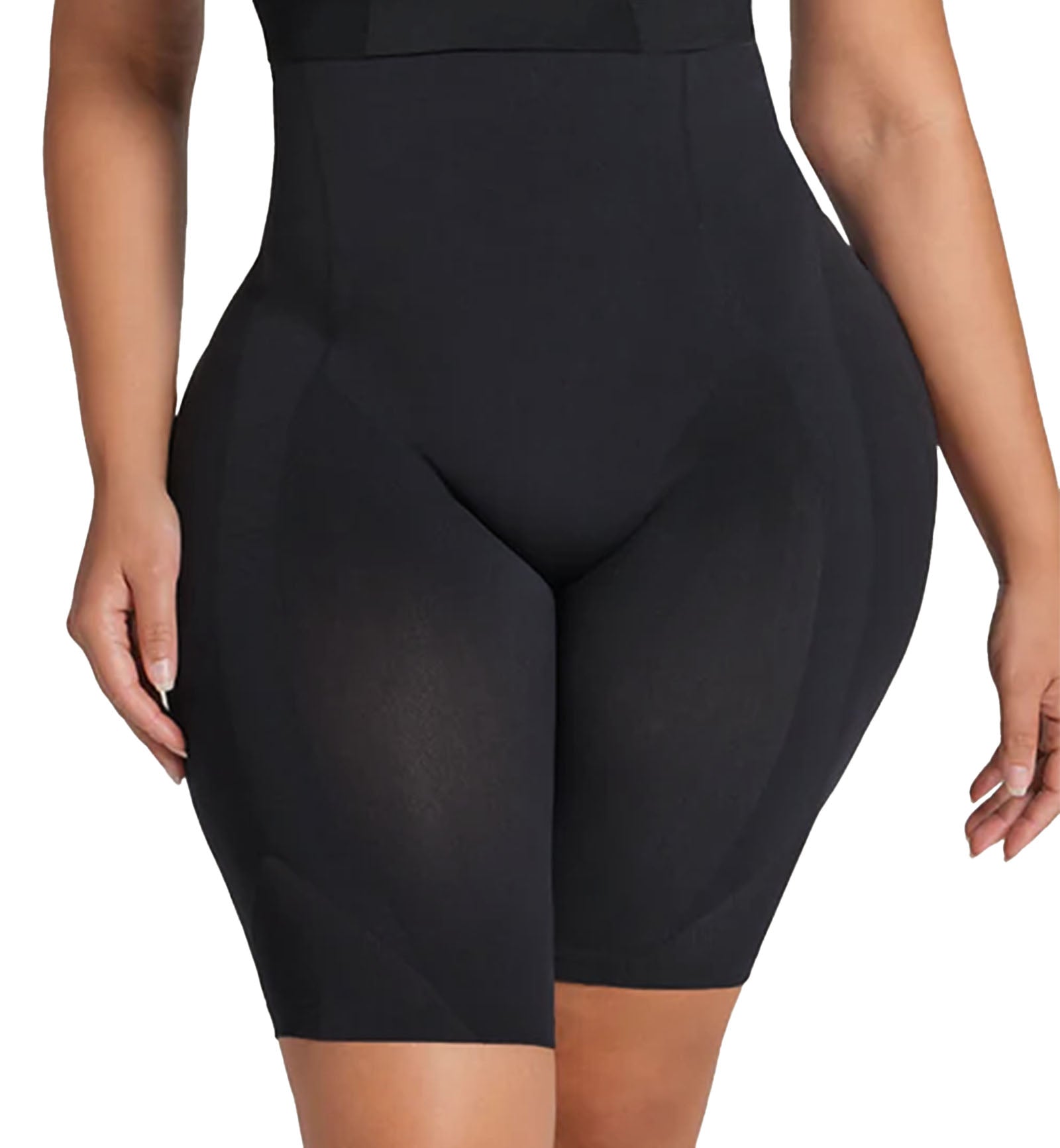 Leonisa Invisible Extra High-Waisted Shaper Short (012807M),XS/S,Black - Black,XS/S
