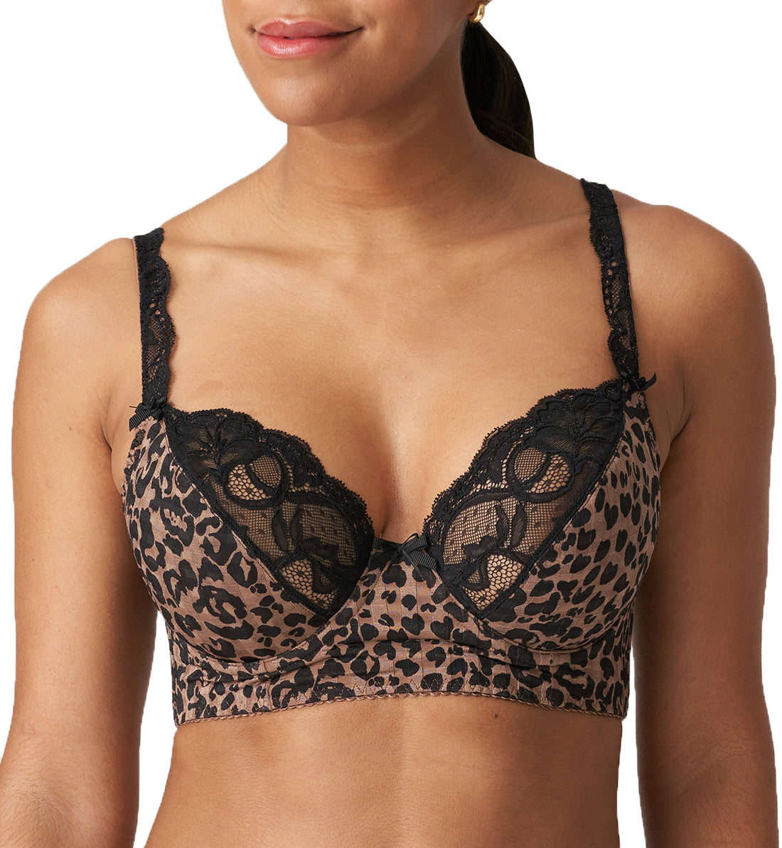 PrimaDonna Madison Plunge Longline Underwire Bra (0262126),32D,Bronze - Bronze,32D