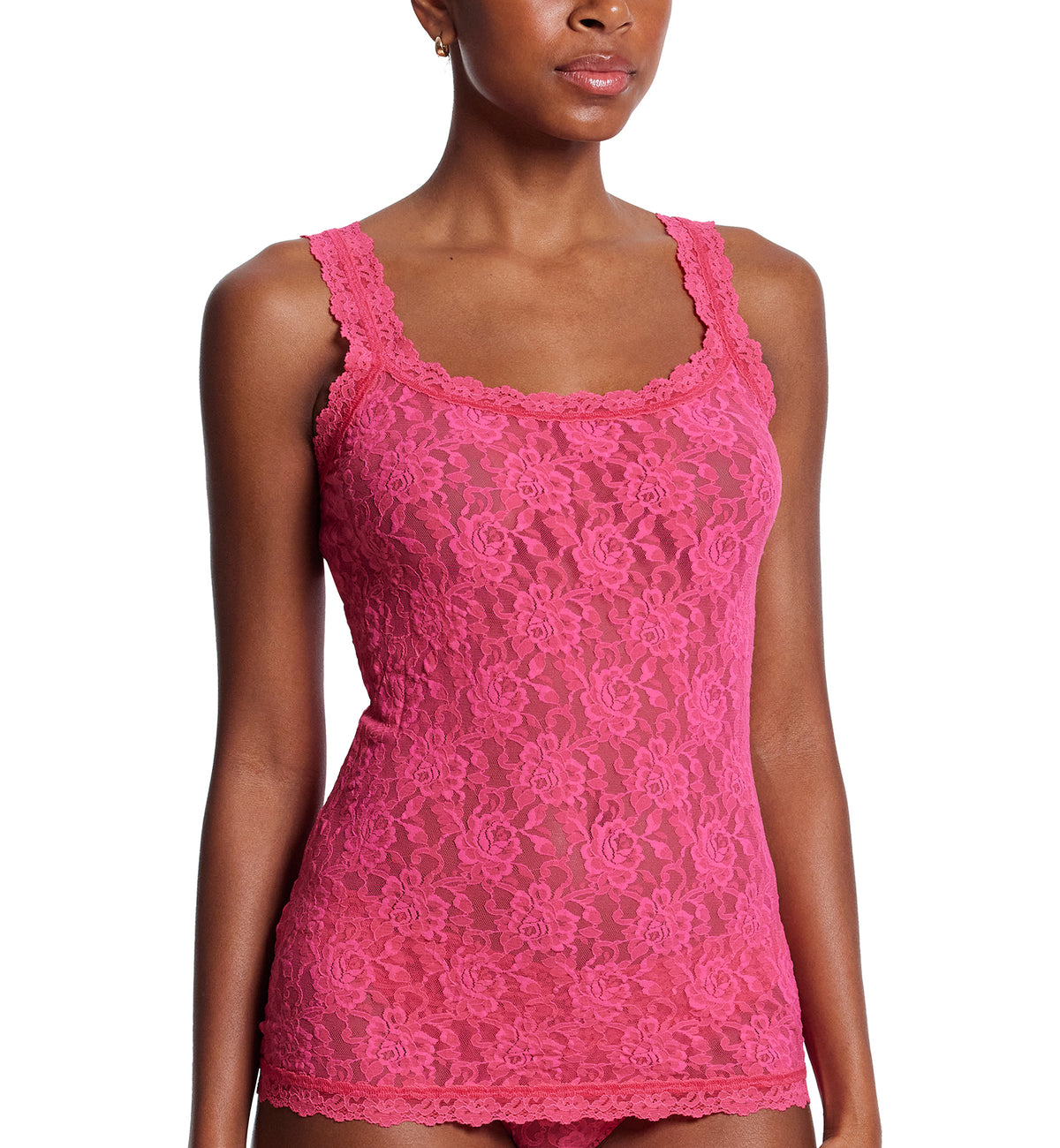 Hanky Panky Signature Lace Unlined Camisole (1390LP),XS,Morning Glory - Morning Glory,XS