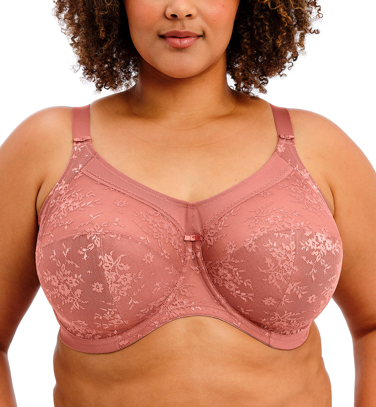 Goddess Verity Full Cup Underwire Bra (700204),34J,Rosewood - Rosewood,34J