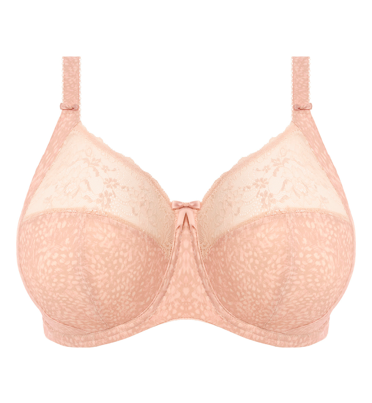 Elomi Morgan Stretch Lace Banded Underwire Bra (4110),32GG,Cameo Rose - Cameo Rose,32GG