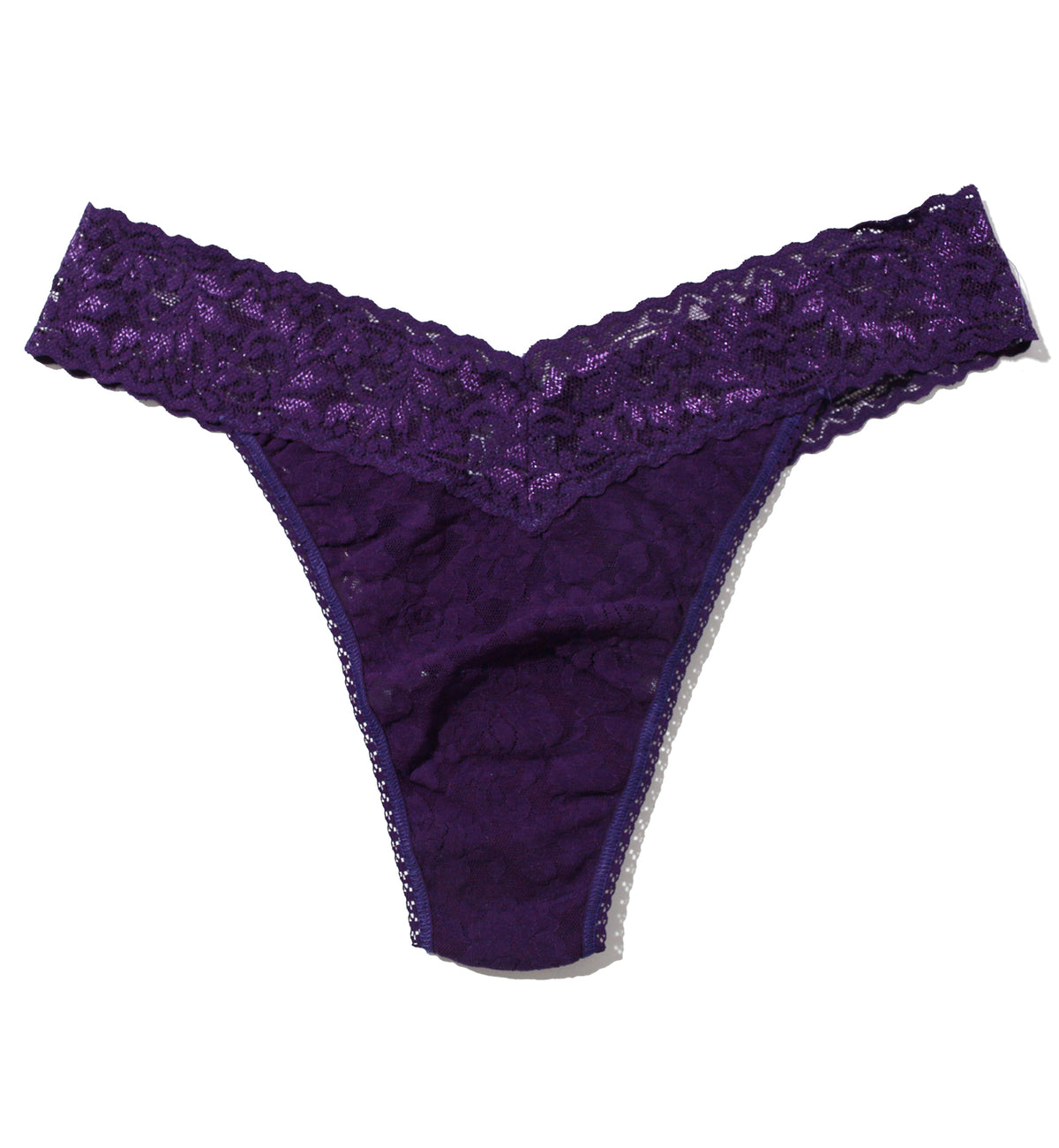 Hanky Panky Signature Lace Original Rise Thong (4811P),Snow Day - Snow Day,One Size