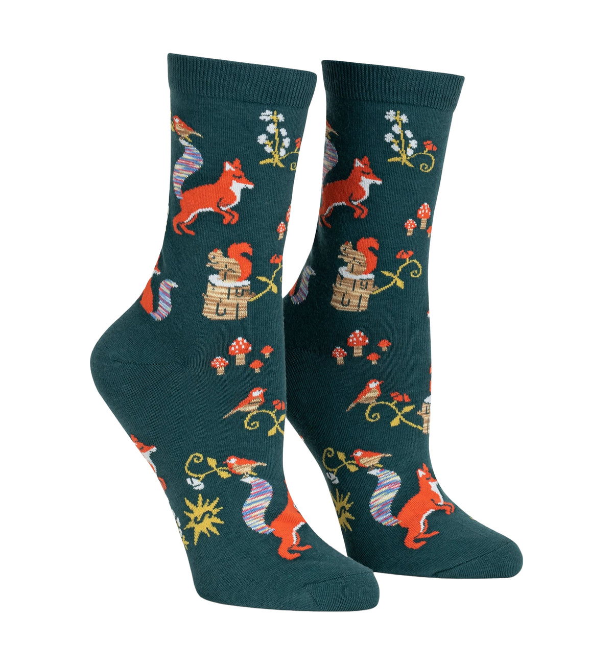 SOCK it to me Women's Crew Socks (W0454),Foxy, I Think I Love You! - Foxy I Think I Love You!,One Size