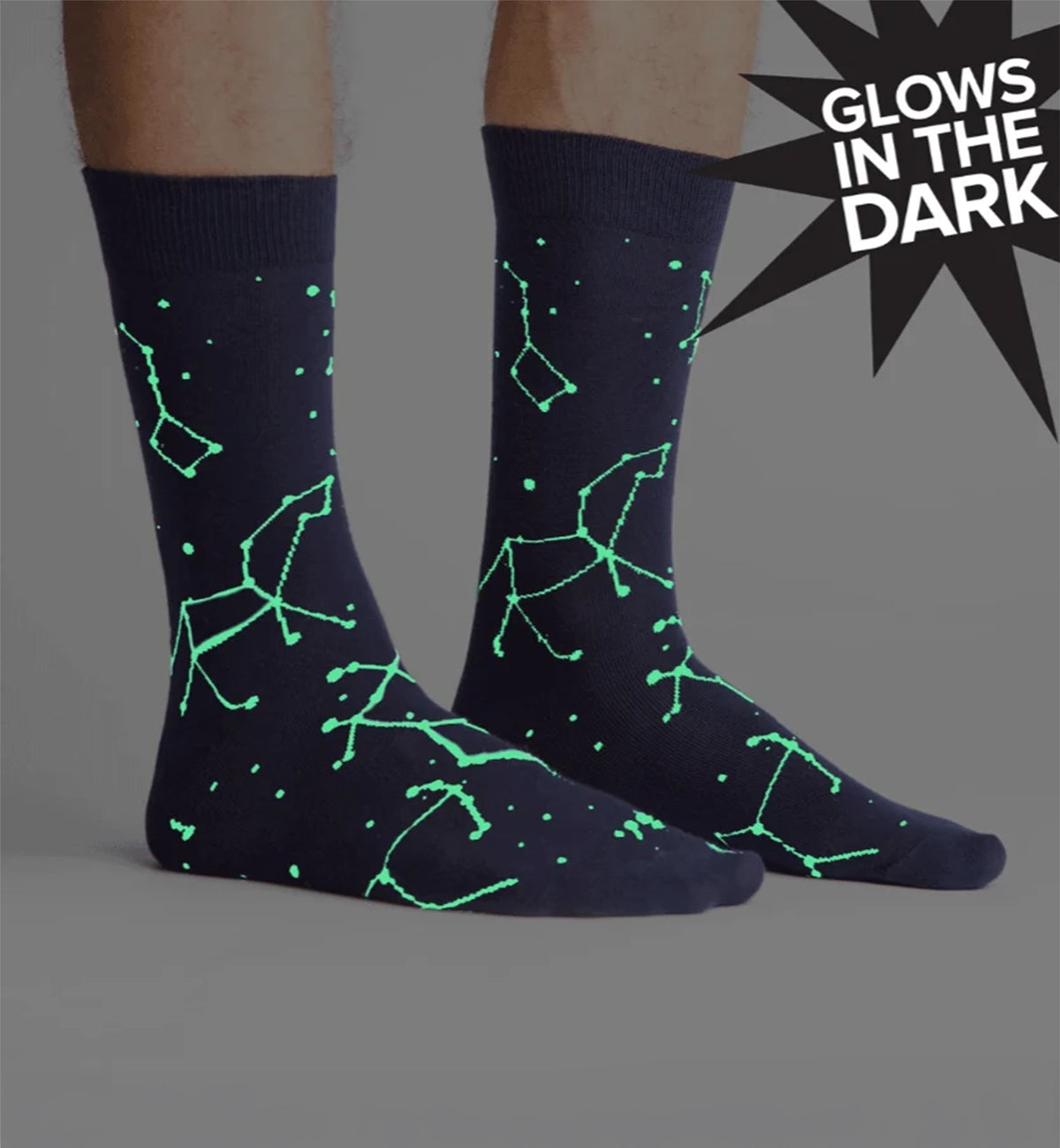 SOCK it to me Men's Crew Socks (mef0064),Constellation - Constellation,One Size