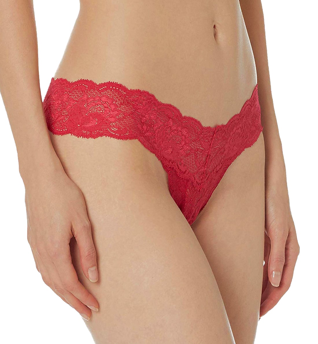 Cosabella Never Say Never Cutie Lowrider Thong (NEVER03ZL),Mystic Red - Mystic Red,One Size