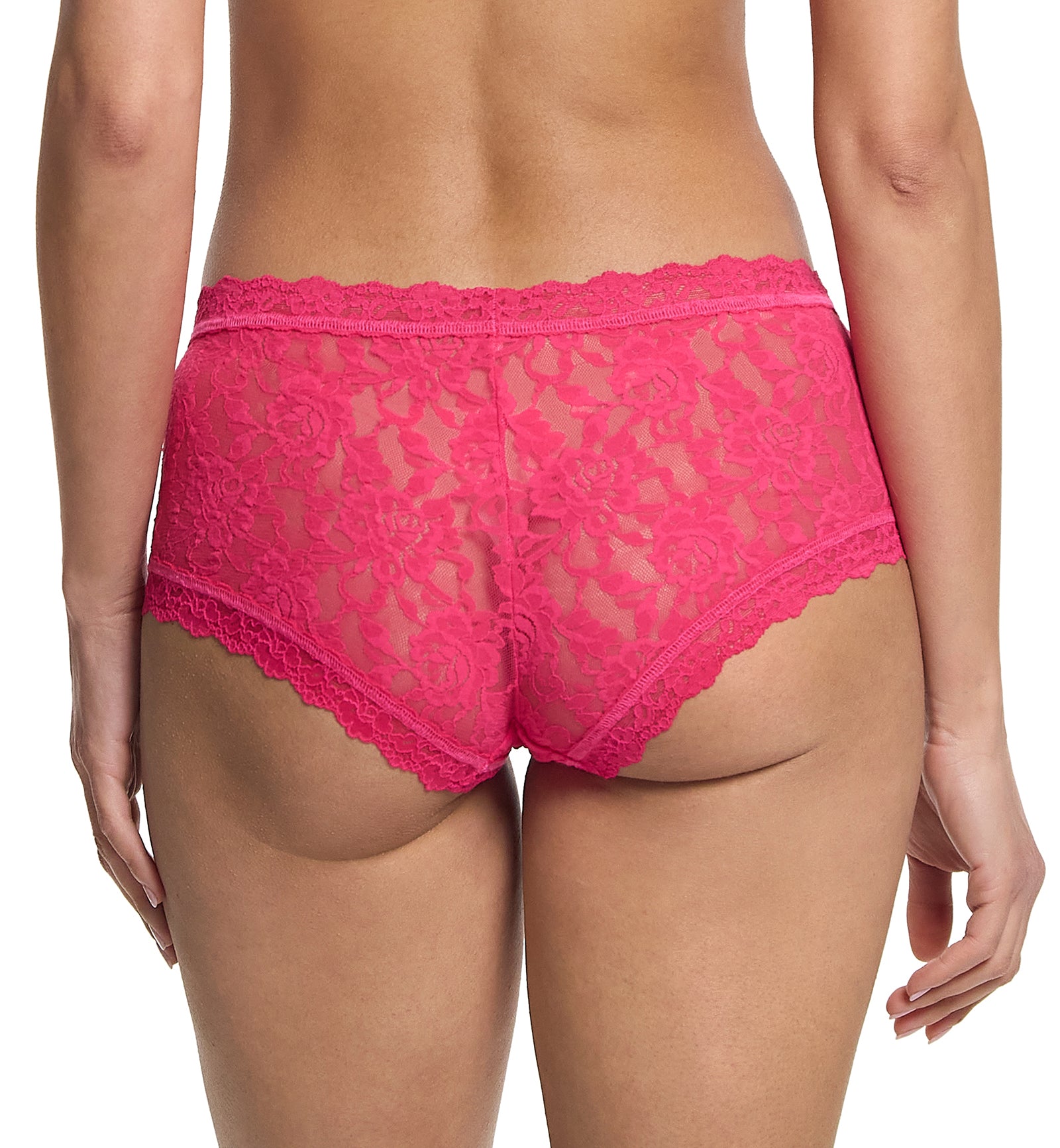 Hanky Panky Signature Lace Boyshort (4812P),XS,Sweet Tart - Sweet Tart,XS