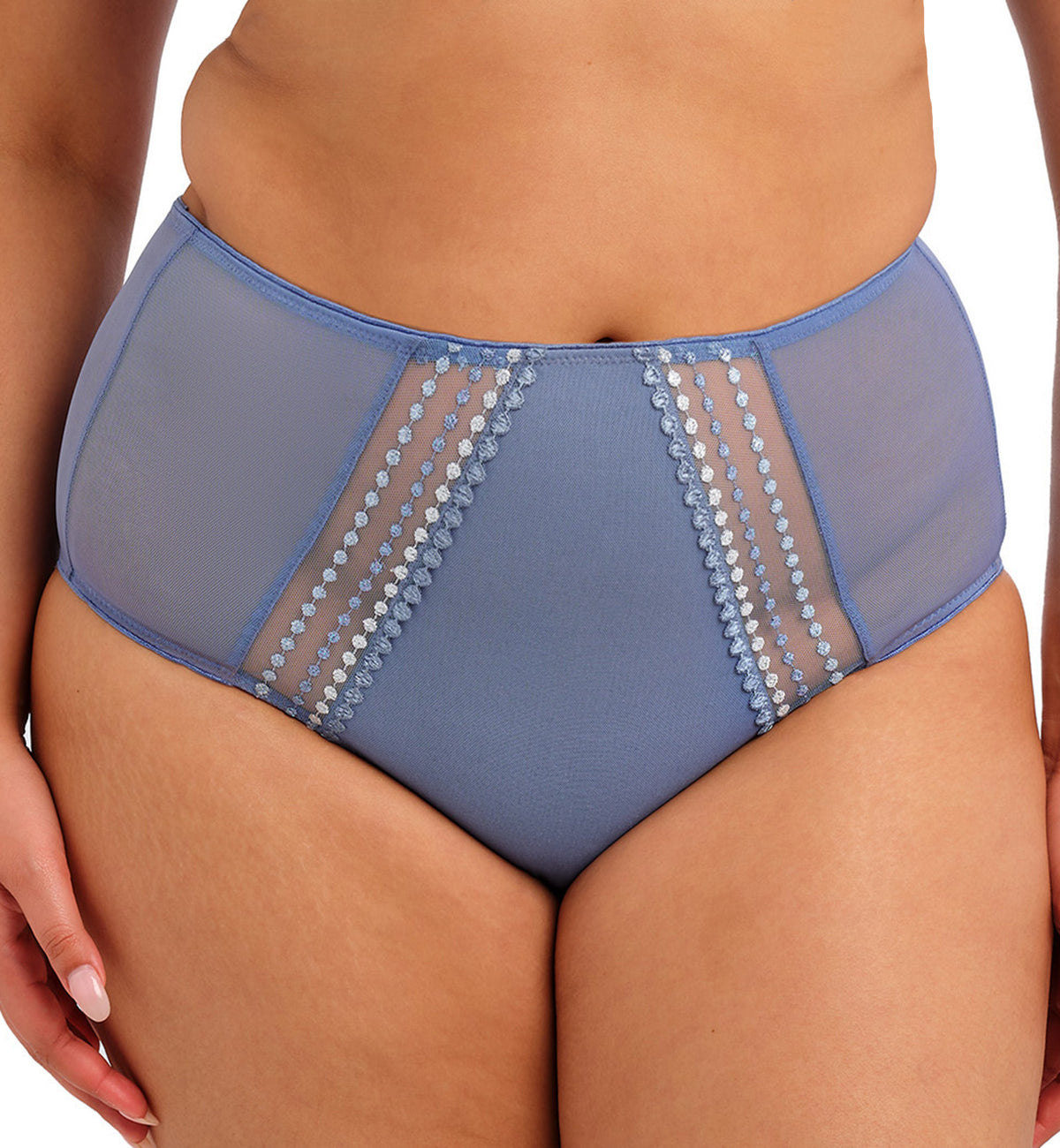 Elomi Matilda Matching Full Panty Brief (8906),Medium,Lunar Blue - Lunar Blue,Medium