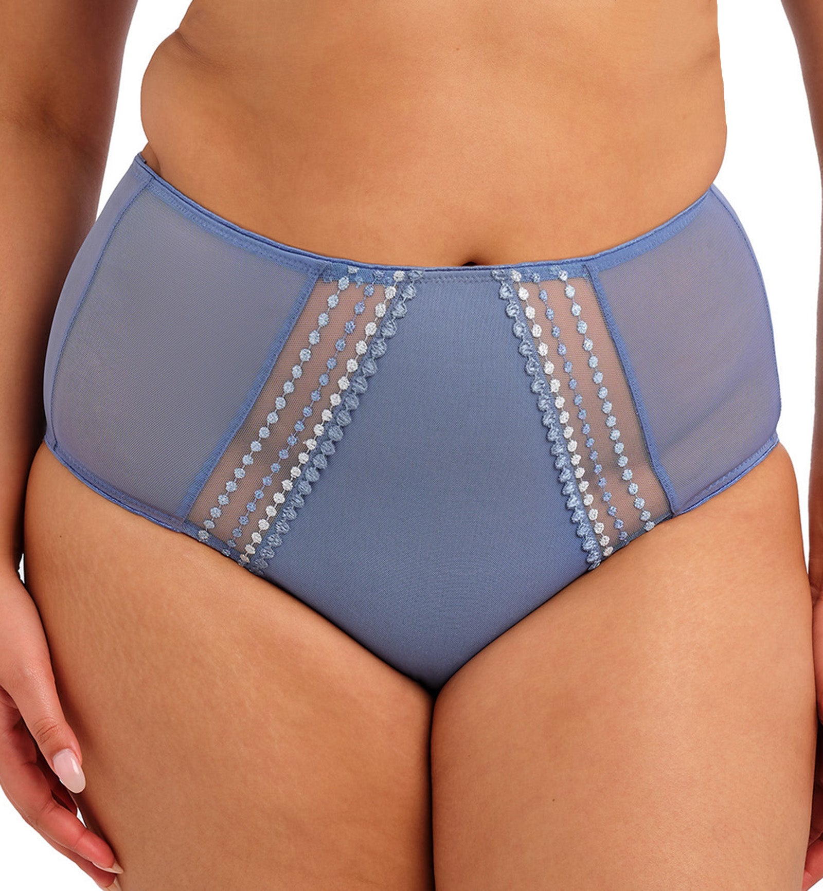 Elomi Matilda Matching Full Panty Brief (8906),Medium,Lunar Blue - Lunar Blue,Medium