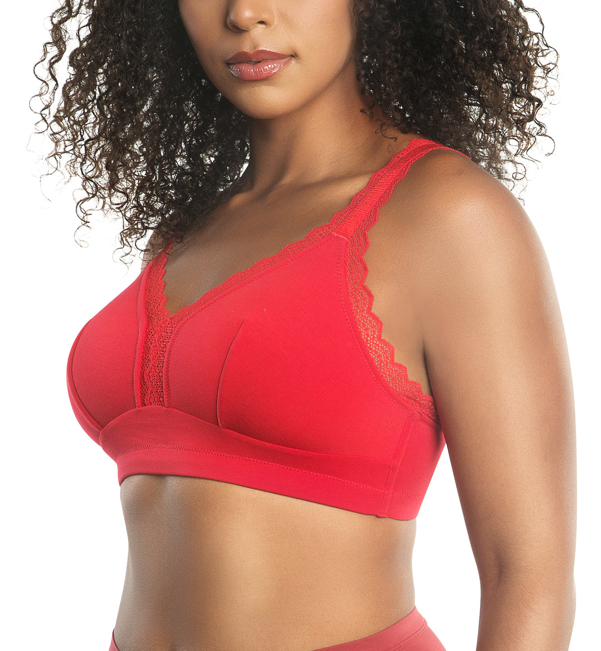 Parfait Dalis Soft Modal Bralette with J-Hook (5641),30D,Racing Red - Racing Red,30D