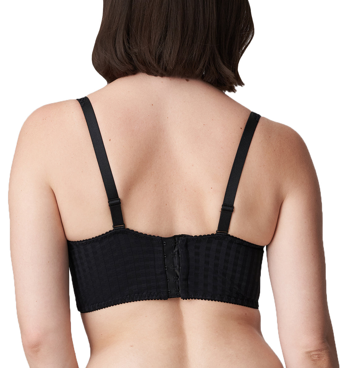 PrimaDonna Madison Plunge Longline Underwire Bra (0262126),32D,Black - Black,32D