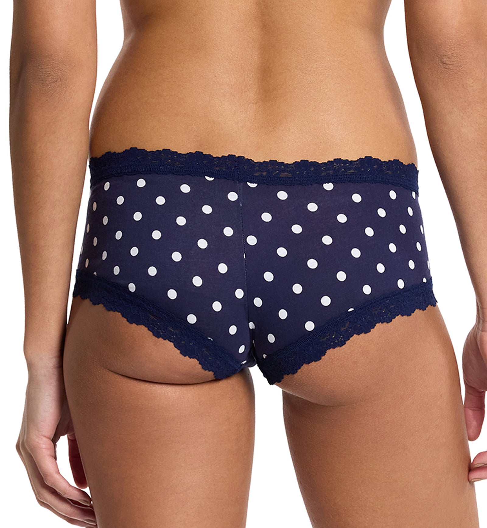 Hanky Panky Cotton Printed Boyshort (PR891281),Small,Full Circle - Full Circle,Small