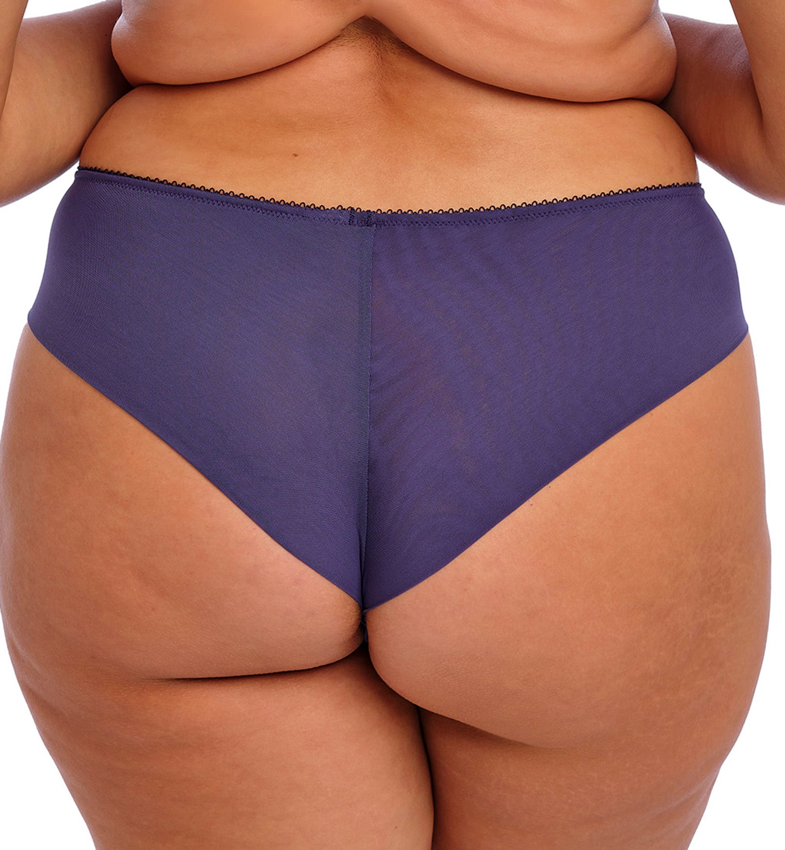 Elomi Himari Brazilian Brief Panty (302155),Medium,Midnight - Midnight,Medium