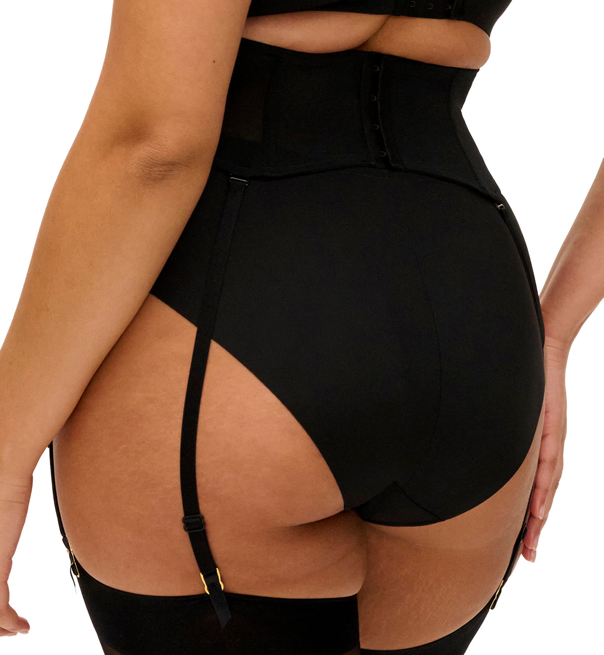 Elomi Lyriana Suspender (303791),Small,Jet - Jet,Small